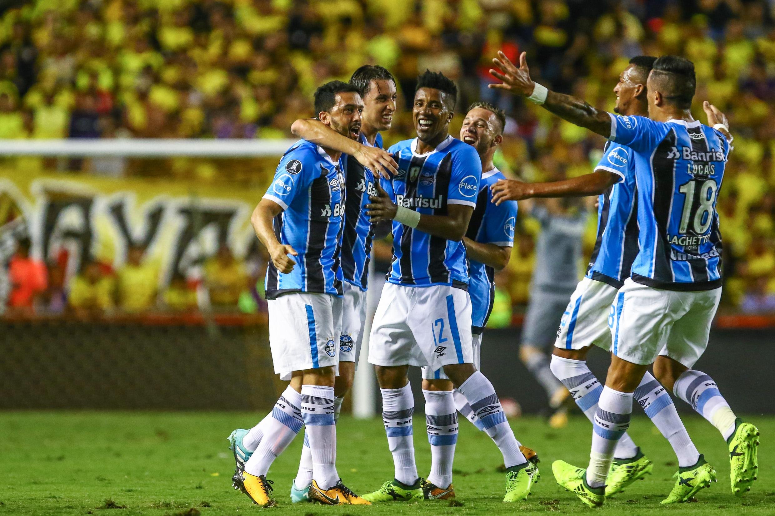 Gr&ecirc;mio tem grande vantagem na semifinal da Libertadores