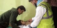 Bomba lançada por avião, a mando de Bashar al-Assad, deixou mais de 80 mortos