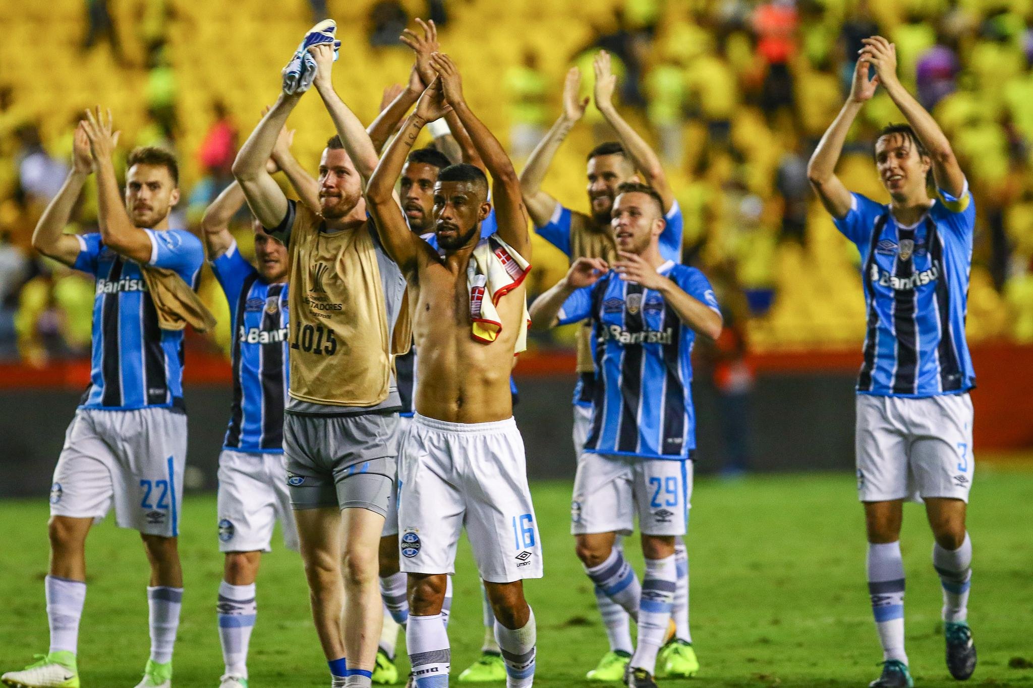 Gr&ecirc;mio conseguiu uma grande vantagem na semifinal da Libertadores