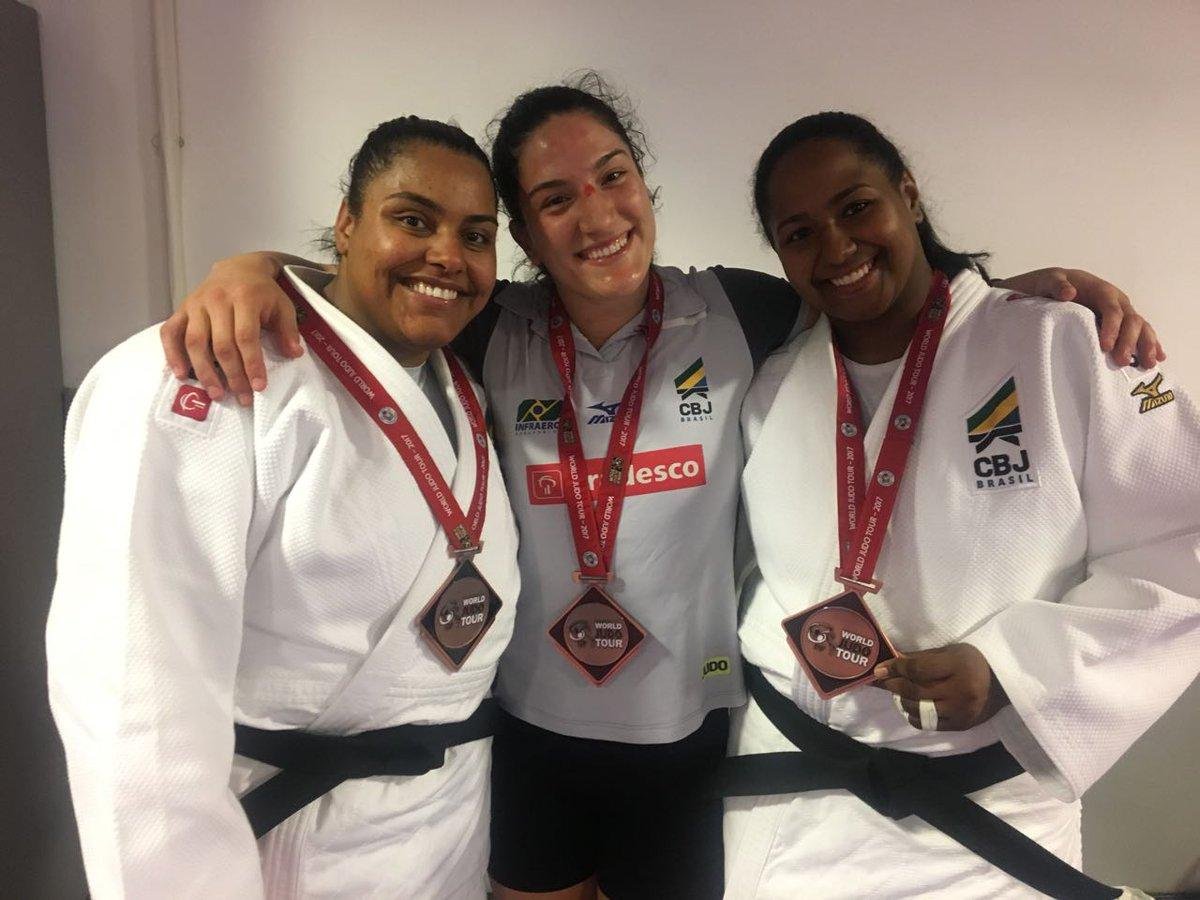 Jud&ocirc; do Brasil ganha tr&ecirc;s bronzes e fecha Grand Slam de Abu Dhabi com 7 p&oacute;dios 