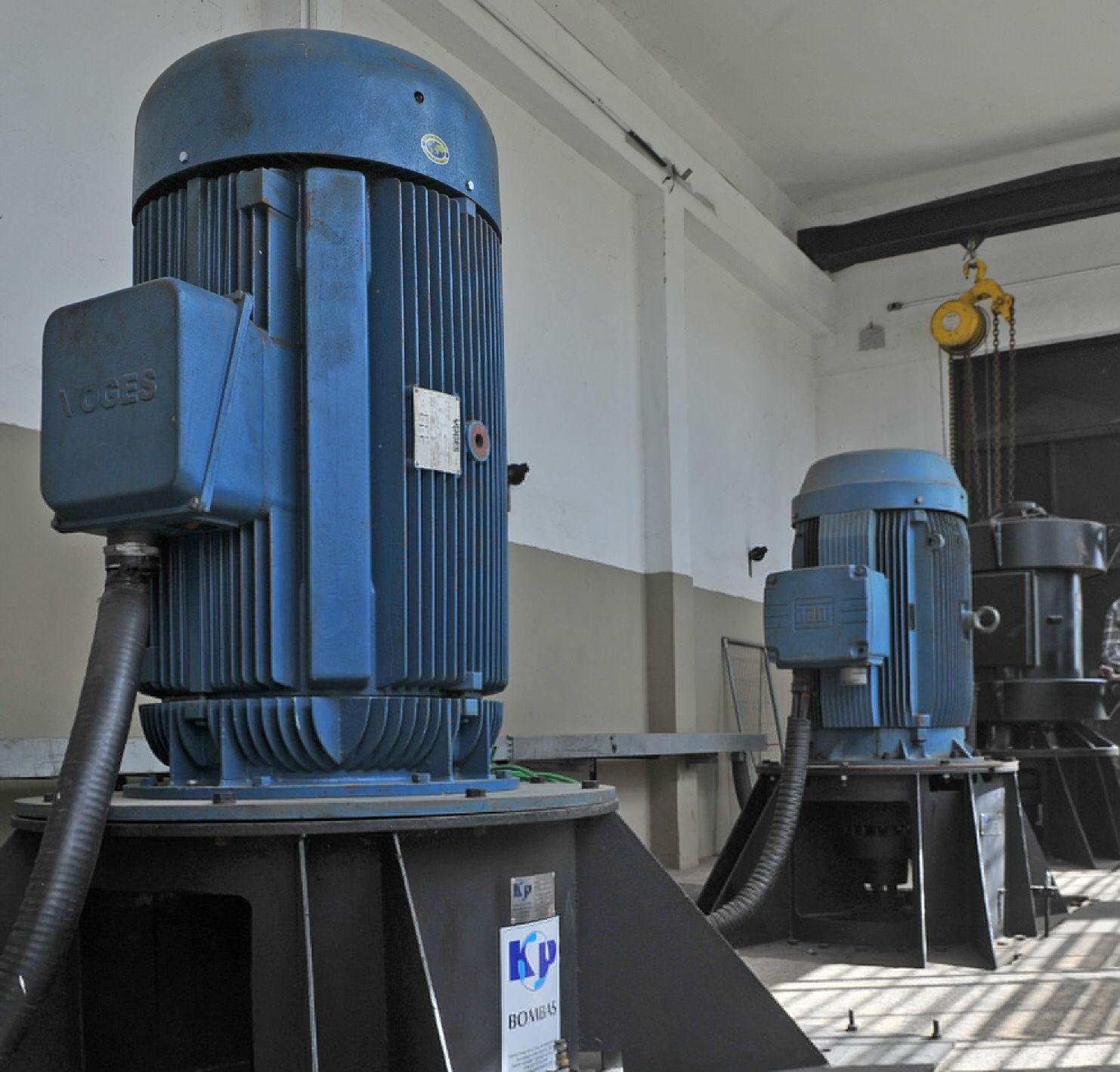 Dois dos quatro equipamentos da Casa de Bombas 5 foram reformados