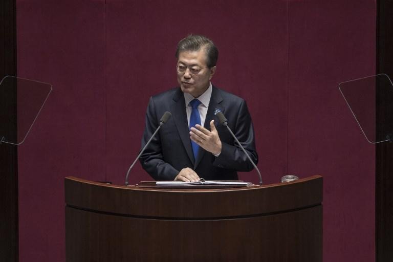 Apesar de amea&ccedil;as da Coreia do Norte, presidente Moon Jae-In afirmou que Estado nuclear n&atilde;o pode ser aceito