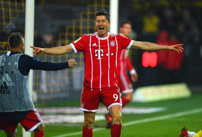 Robert Lewandowski marcou o segundo gol do time do Bayern