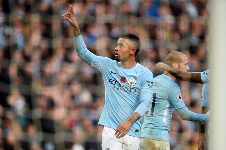 Gabriel Jesus marcou contra o Arsenal