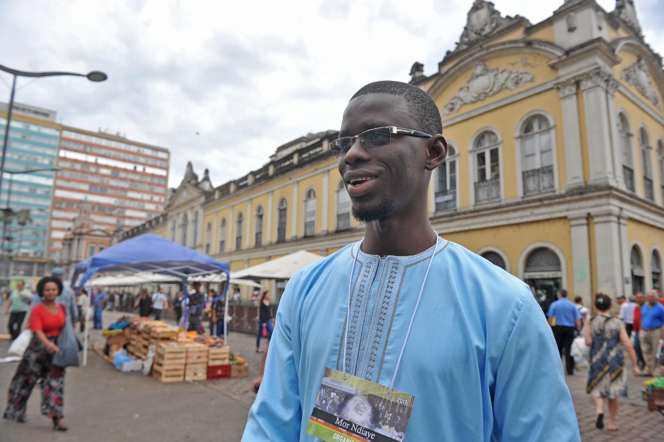 Cerca de 50 pessoas, reunidas, celebraram o Grande Magal de Touba, considerada sua data mais importante