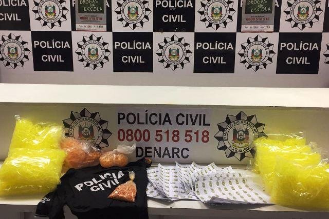 Cerca de 600 comprimidos de ecstasy foram apreendidos durante a a&ccedil;&atilde;o