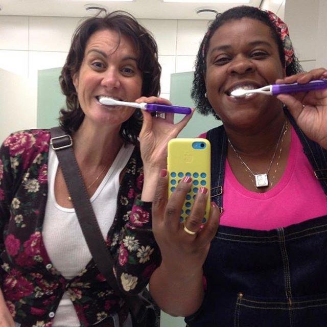 Cacau Prot&aacute;sio publicou foto com a amiga no Instagram