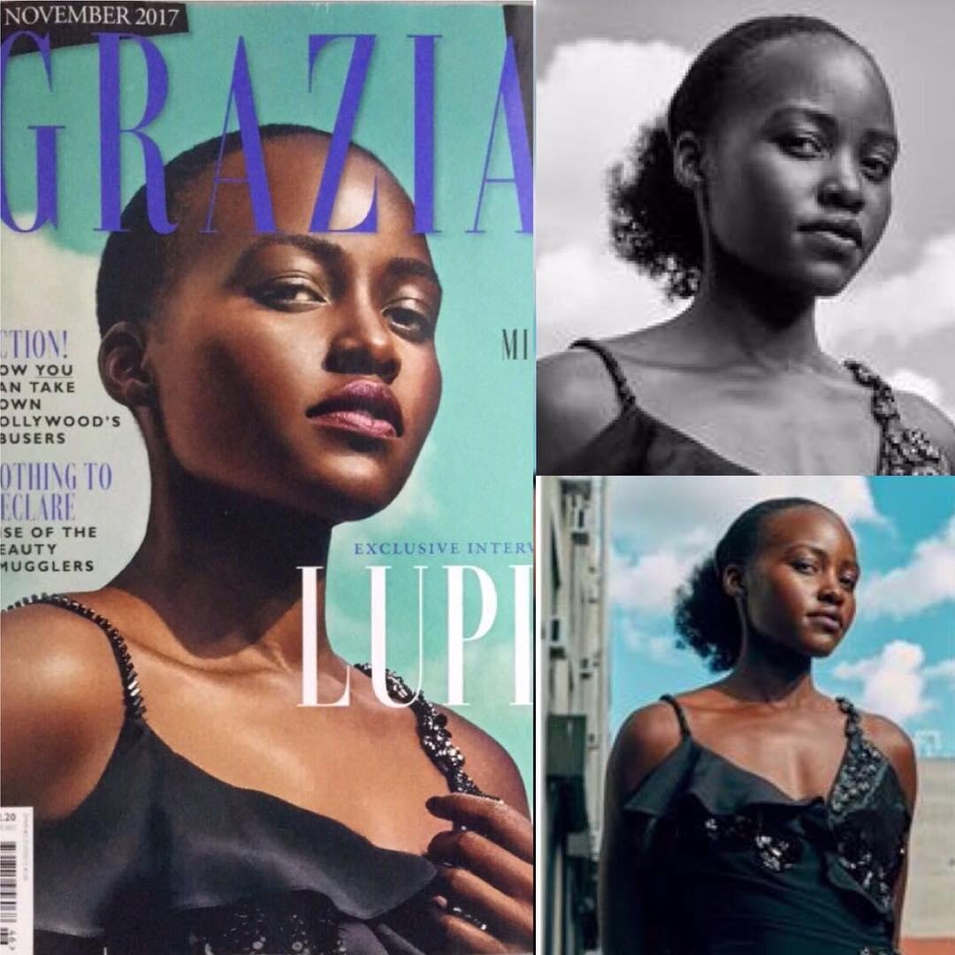 Nas redes sociais, ela postou uma montagem com as imagens original e alterada