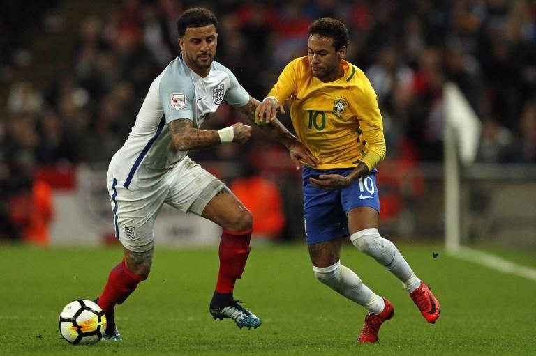 Brasil e Inglaterra empatam sem gols em amistoso em Londres