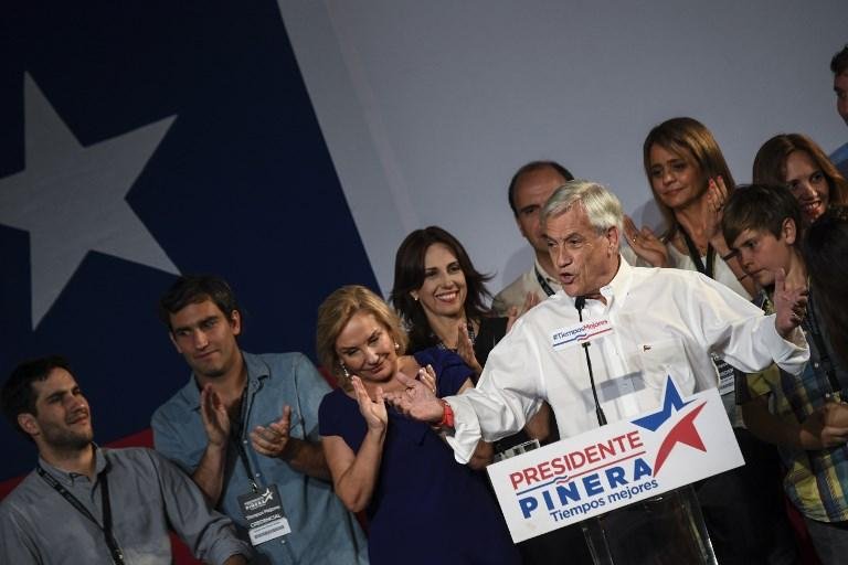 Pi&ntilde;era lidera elei&ccedil;&otilde;es do Chile com 37% dos votos