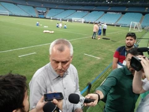 Nestor Hein negou que Gr&ecirc;mio tenha usado drones para observar advers&aacute;rios