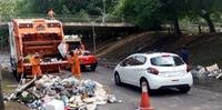 Festa de gremistas deixa 20 toneladas de lixo na Goethe 