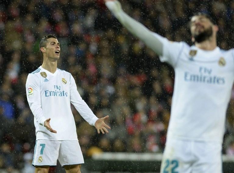 CR7 marcou dois gols no Campeonato Espanhol em 2017