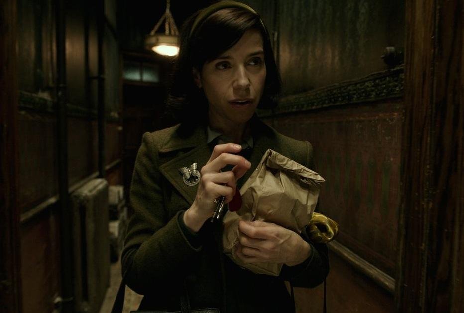 Sally Hawkins, nomeada a melhor atriz, protagoniza o longa de fantasia