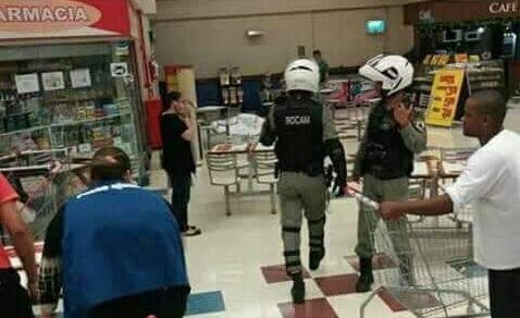 Uma mulher morreu durante assalto dentro de hipermercado em Alvorada