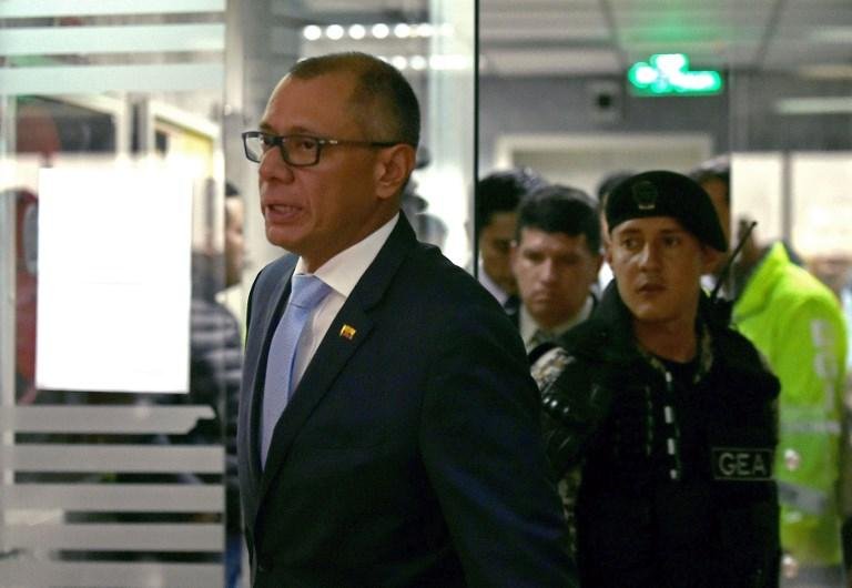 Jorge Glas &eacute; o funcion&aacute;rio em mais alto cargo sentenciado por envolvimento no esc&acirc;ndalo da empreiteira