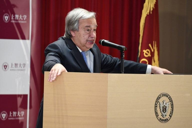 Antonio Guterres advertiu para o risco de entrar "como son&acirc;mbulos em uma guerra"