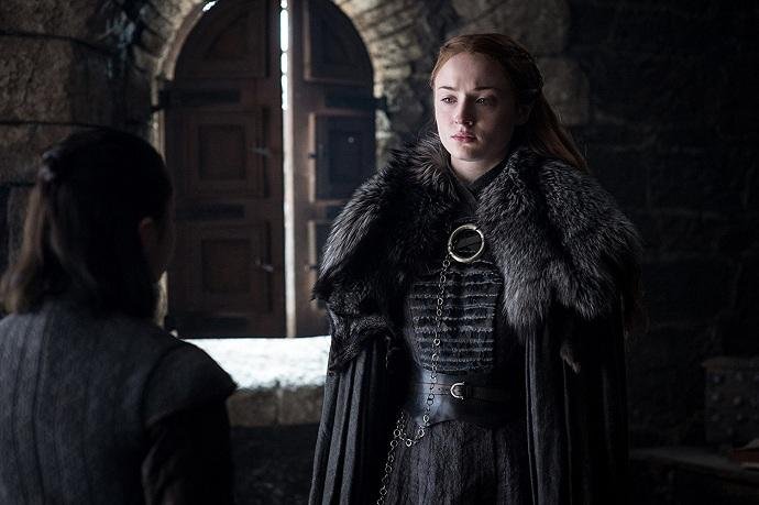 Sophie Turner diz que elenco de "Game of Thrones" chorou ao ler final da s&eacute;rie