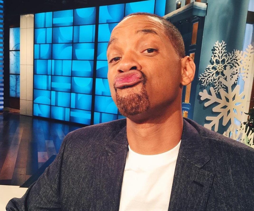 Will Smith estreia no Instagram com "duckface"