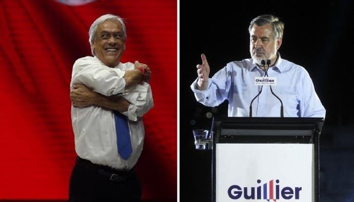 Sebasti&aacute;n Pi&ntilde;era e Alejandro Guillier disputam nas urnas quem ser&aacute; o sucesso de Michelle Bachelet 