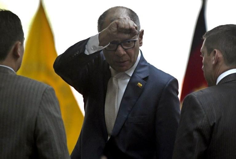 Glas poder&aacute; ser definitivamente afastado do cargo de vice-presidente do Equador