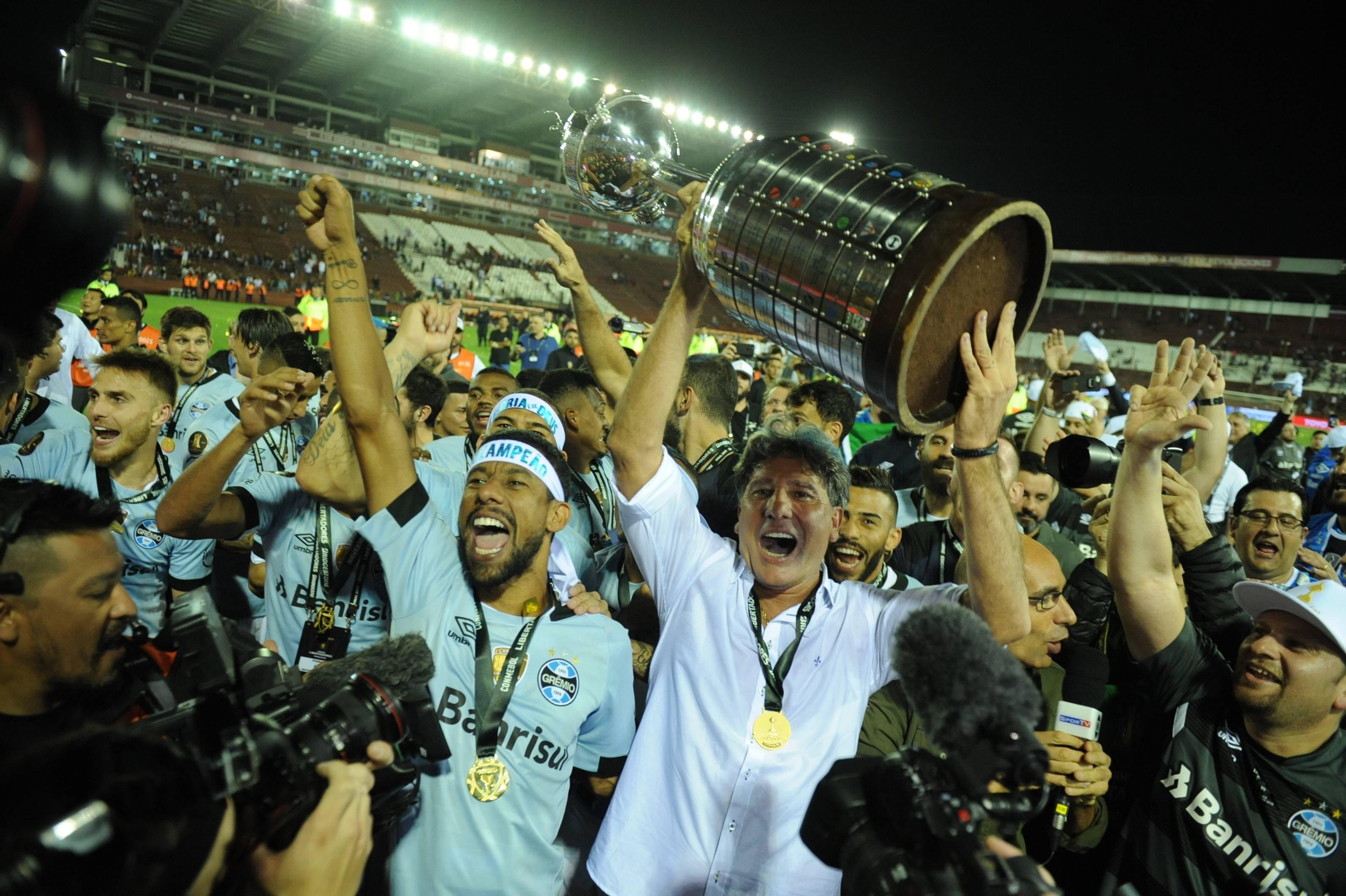 Gr&ecirc;mio conhecer&aacute; hoje advers&aacute;rios na busca pelo tetra da Libertadores 