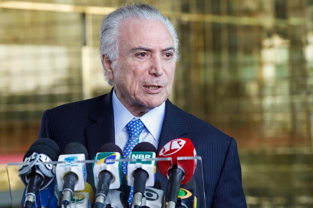 Michel Temer fez pronunciamento na noite deste domingo
