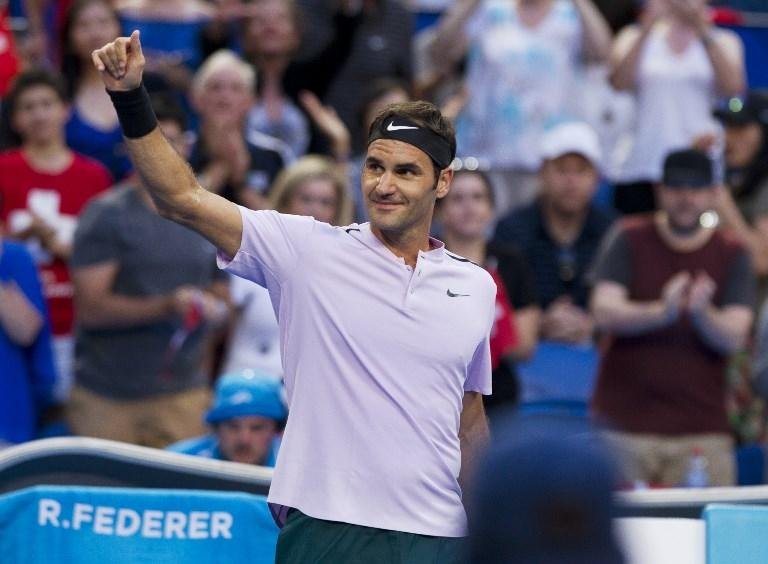Roger Federer venceu duas partidas na Copa Hopman, no Jap&atilde;o