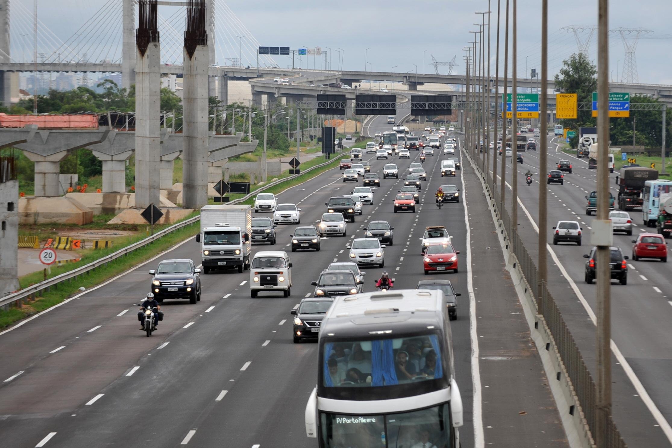Retorno a Porto Alegre foi bastante movimentado ao longo de todo o dia