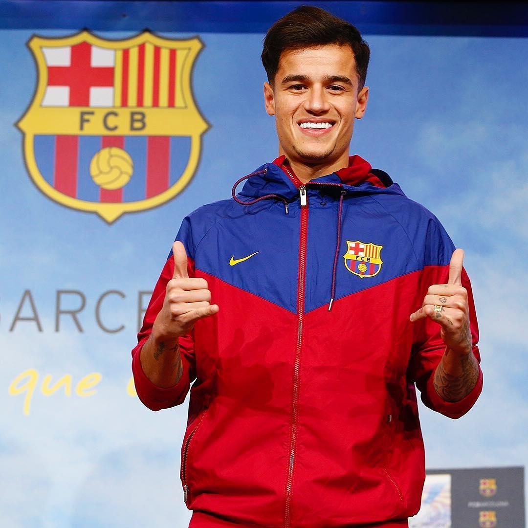 Coutinho assina contrato com o Barcelona 