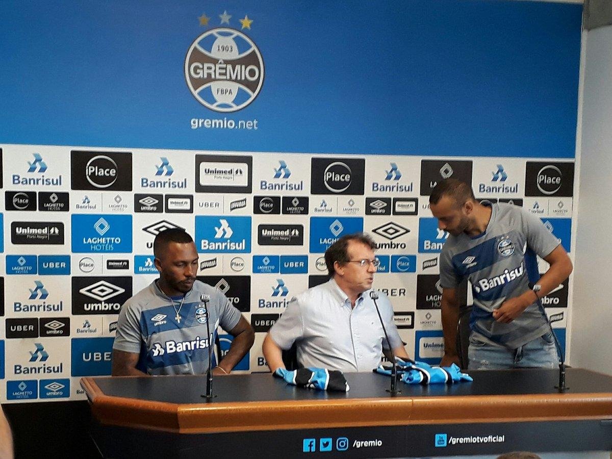 Paulo Miranda e Thaciano foram apresentados na manh&atilde; desta segunda-feira