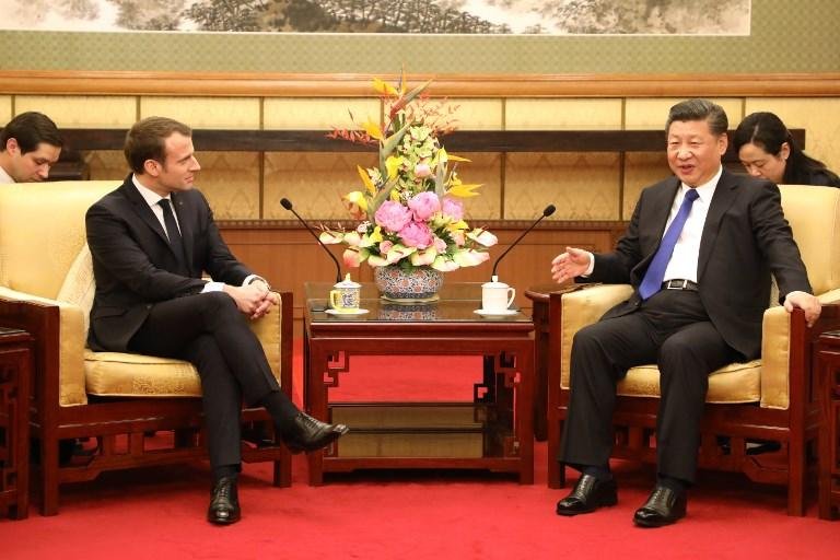 Presidente franc&ecirc;s realiza primeira visita de Estado &agrave; China