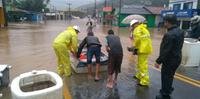 Chuva deixa rastro de destruição em Florianópolis