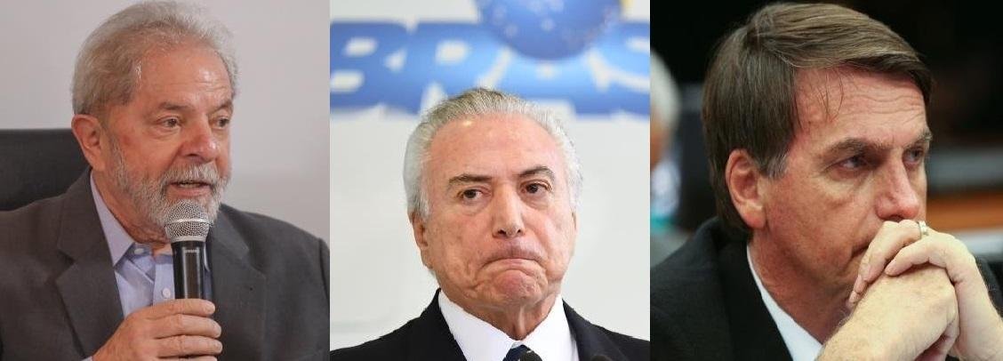 Lula, Temer e Bolsonaro s&atilde;o os pol&iacute;ticos mais pesquisados no Google em 2017