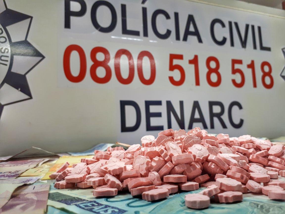 Traficante teria lucrado R$ 51 mil com a venda dos 600 comprimidos de ecstasy