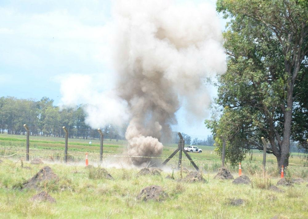 Artefatos encontrados no muro da Penitenci&aacute;ria Modulada de Uruguaiana foram detonados