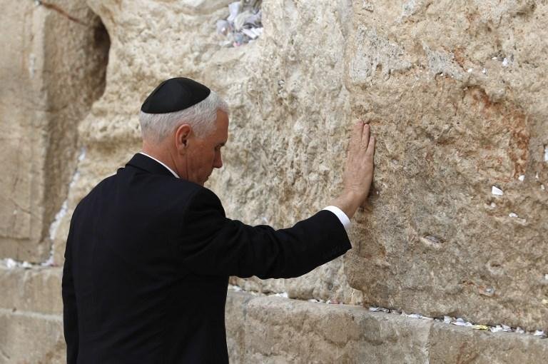 Objetivo de Mike Pence foi negociar status final da Cidade Santa entre israelenses e palestinos