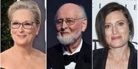 Meryl Streep, artista recordista de indicações; John Williams, a pessoa viva com mais indicações; e Rachel Morrison, primeira mulher a concorrer a melhor fotografia