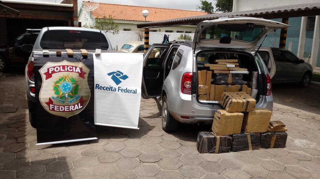 Quase 400 quilos de maconha s&atilde;o apreendidos no Chu&iacute; 