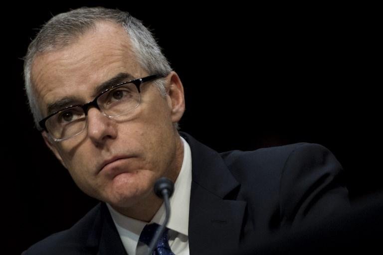 McCabe era questionado por Trump e pelos republicanos por sua lealdade ao ex-diretor do FBI, James Comey, demitido por Trump