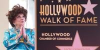 Italiana Gina Lollobrigida ganha estrela na Calçada da Fama