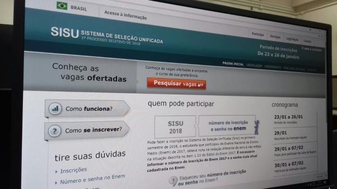 Estudantes t&ecirc;m at&eacute; quarta-feira para pedir vaga em lista de espera do Sisu