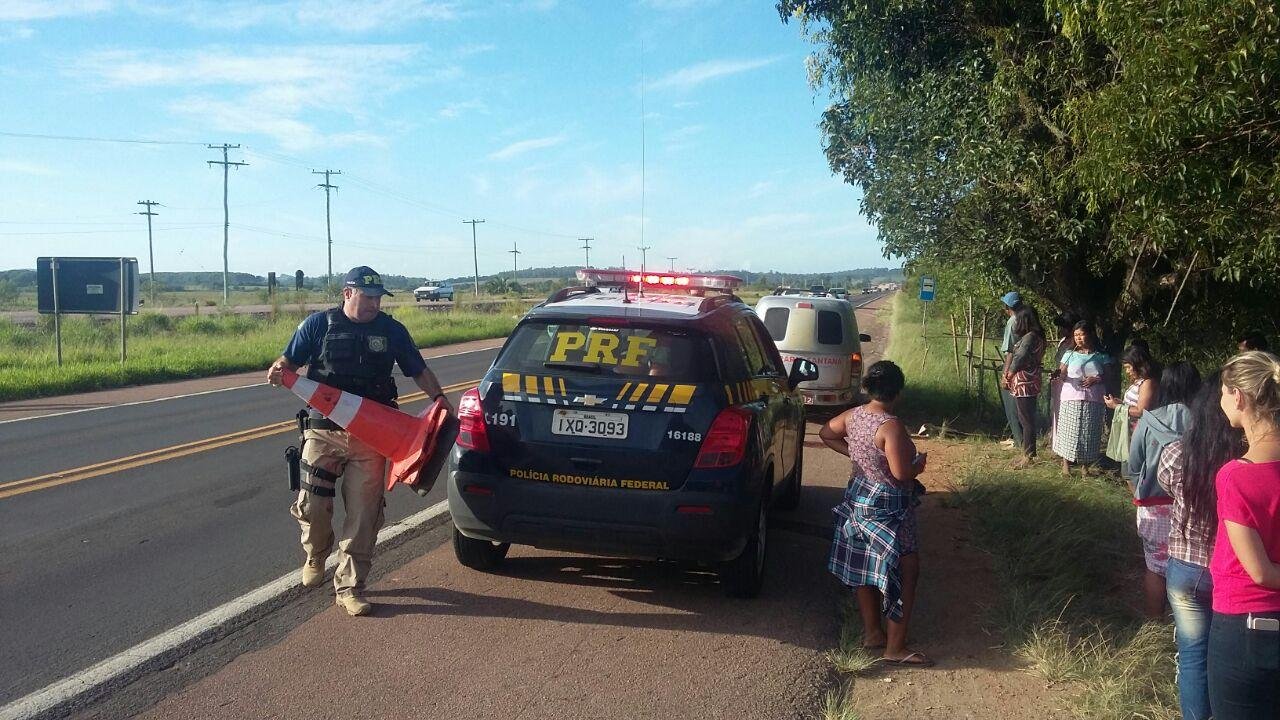 Mulher e crian&ccedil;a ind&iacute;genas morrem atropeladas na BR 116