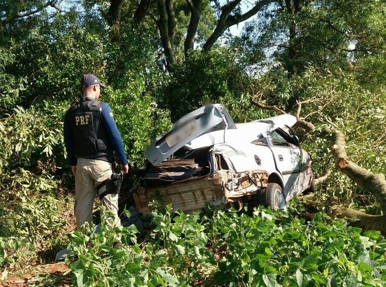 Duas pessoas morrem em acidente na BR 468, em Bom Progresso