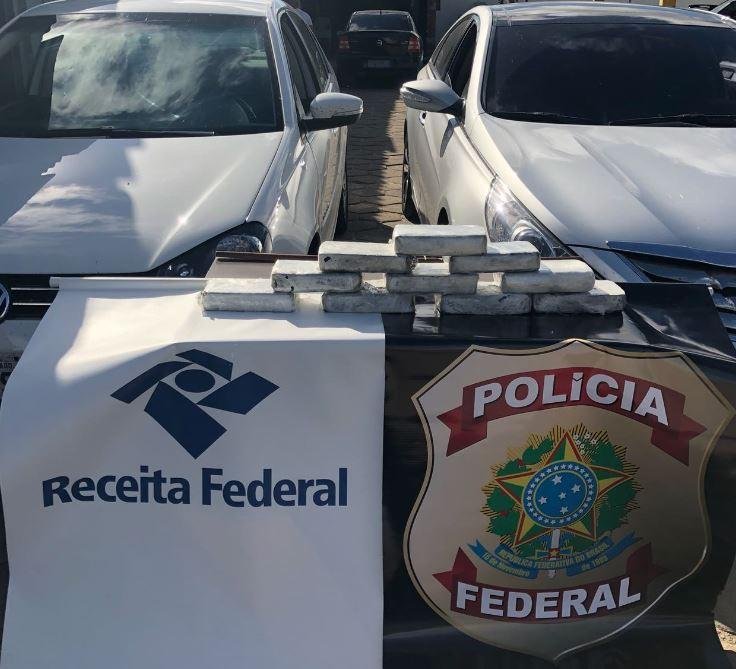 Pol&iacute;cia e Receita Federal apreendem mais de 10 kg de coca&iacute;na na BR 471