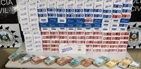 Cerca de R$ 150 mil em cigarros contrabandeados foram apreendidos