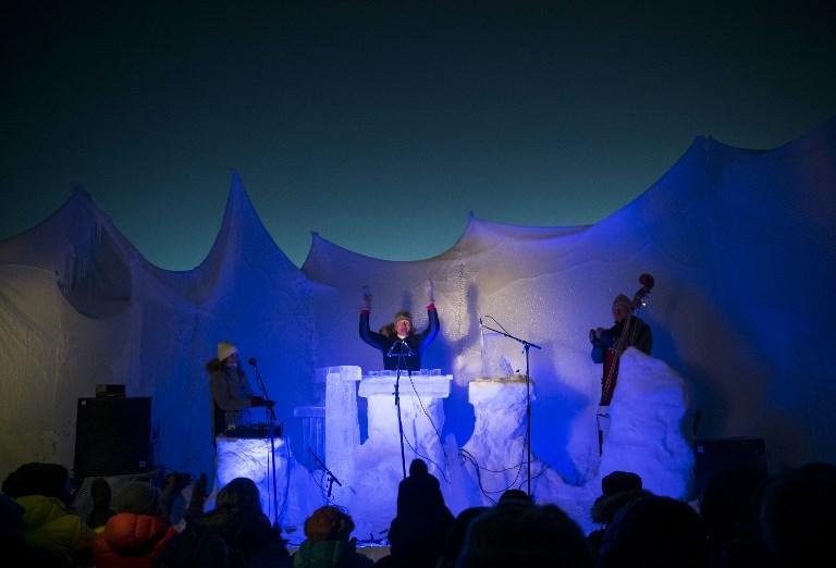 Ice Music Festival acontece dentro de iglu com temperaturas abaixo de 24&ordm;C