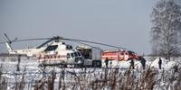 Neve dificulta localização de corpos e de restos do avião