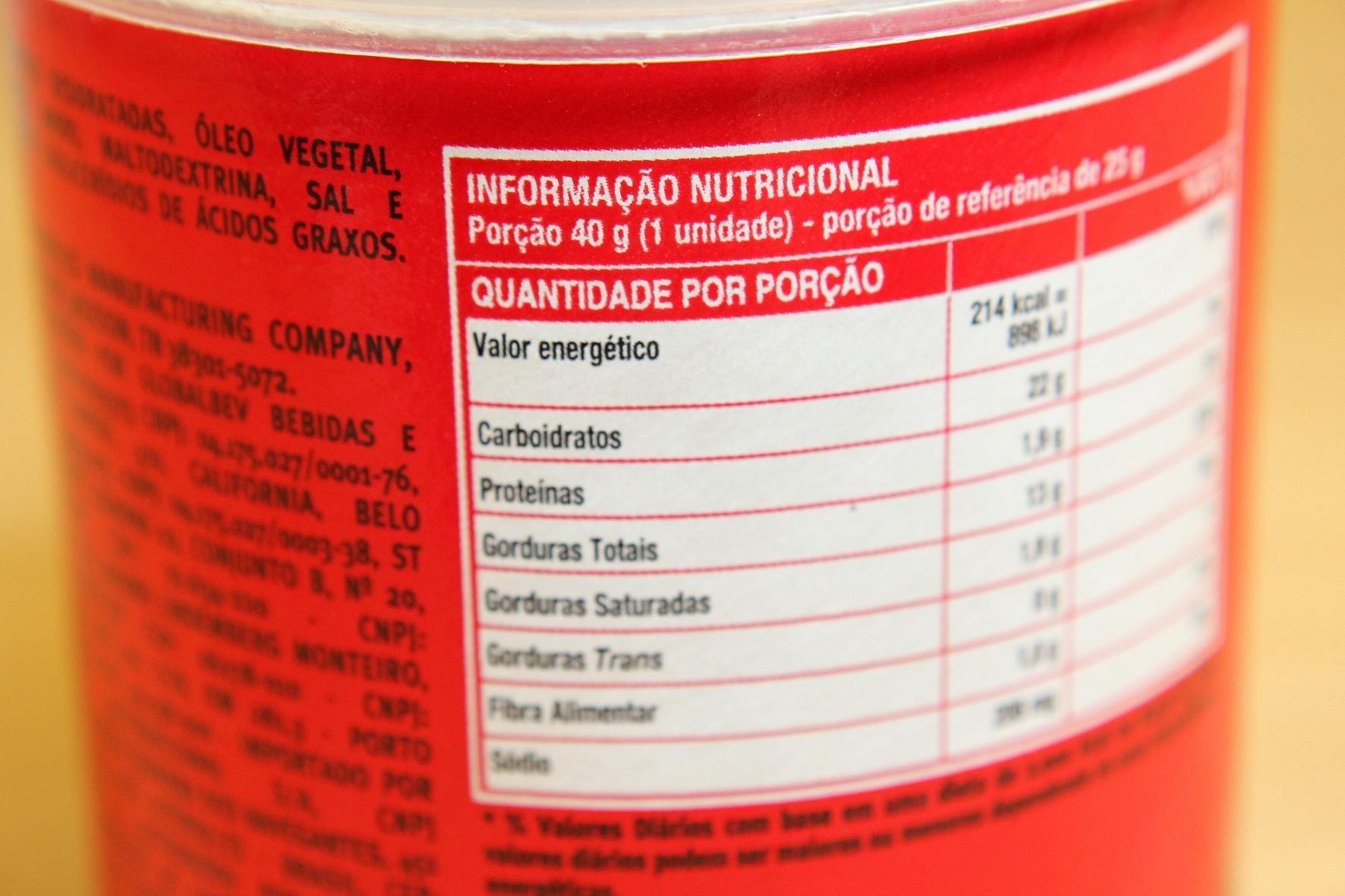 Refrigerantes e cereais a&ccedil;ucarados est&atilde;o na lista