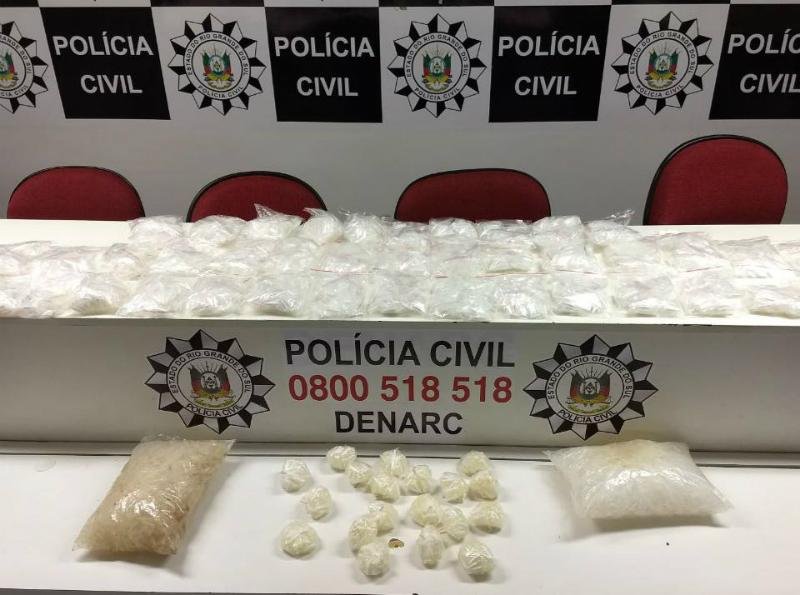 Entorpecente seria vendido em Porto Alegre
